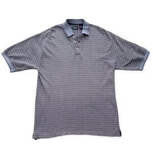 VTG Steve Stricker Fairway Sport Cotton Golf Polo Short Sleeve Shirt Sz L/XL